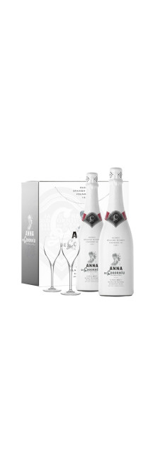 Anna Blanc de store Blancs Champagne Flute Glasses